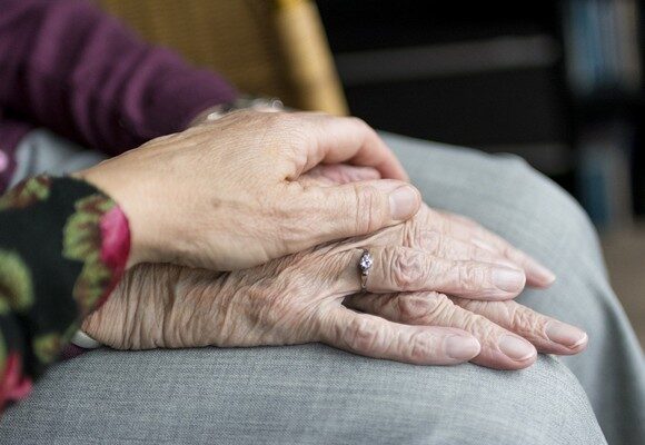 Elderly Ipad Old Hands Loneliness Old Age Hand